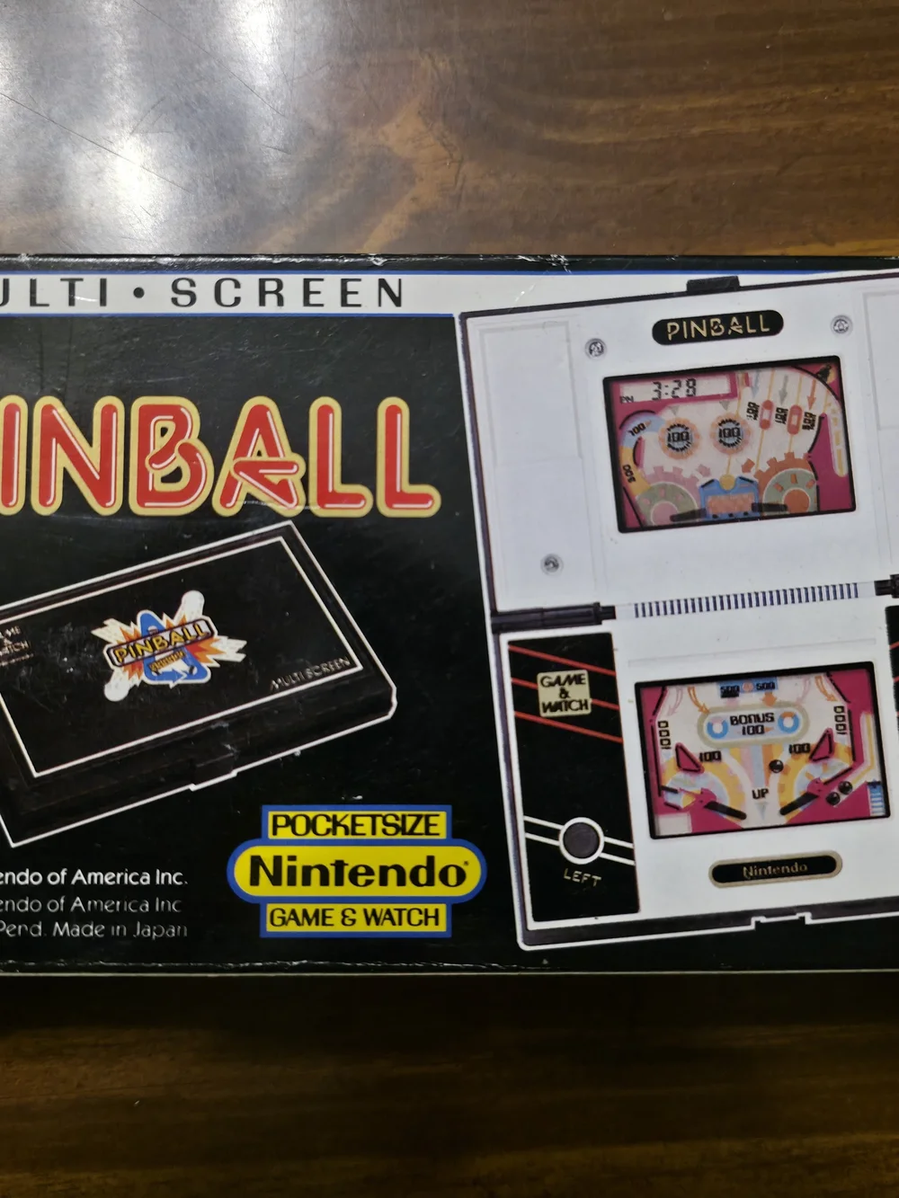 Nintendo Game & Watch Pinball Pocketsize Complete Tested And Working